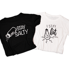 Load image into Gallery viewer, Stay Salty Cropped Tee