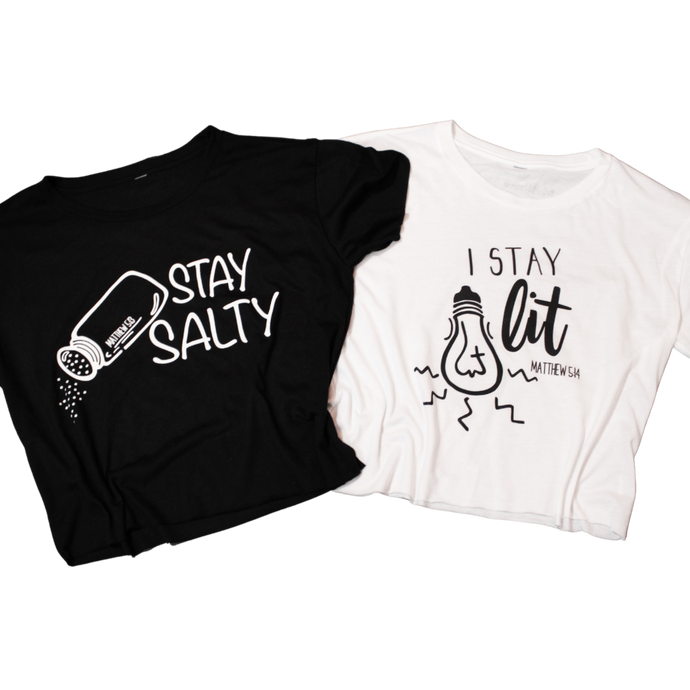 Stay Salty Cropped Tee