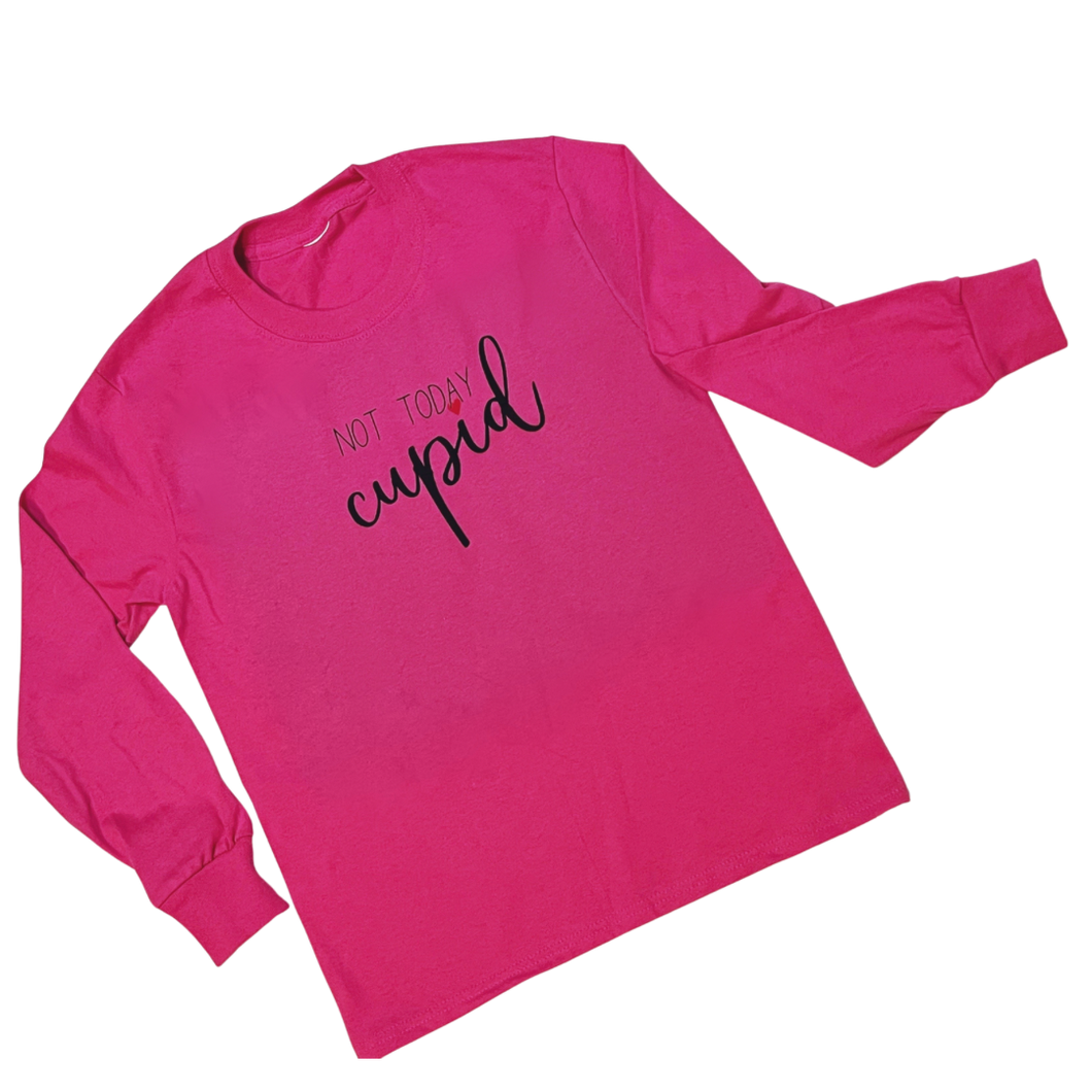 *LE* Not Today Cupid Youth Long Sleeve Tee