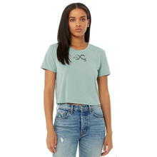 Load image into Gallery viewer, Just be. Signature Cropped Tee
