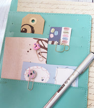 Load image into Gallery viewer, Donut Paper Clip Bookmark Set - HOPEfully Handmade