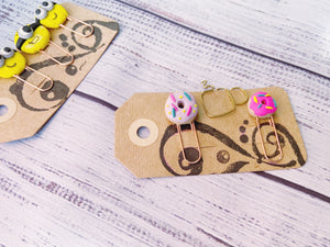 Donut Paper Clip Bookmark Set - HOPEfully Handmade