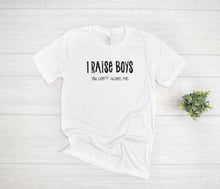Load image into Gallery viewer, Raising Boys Women&#39;s T-shirt - HOPEfully Handmade