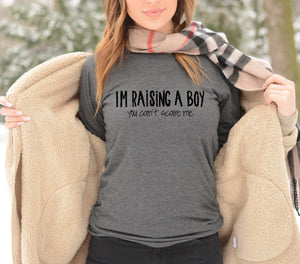 Raising a Boy Women's T-shirt - HOPEfully Handmade